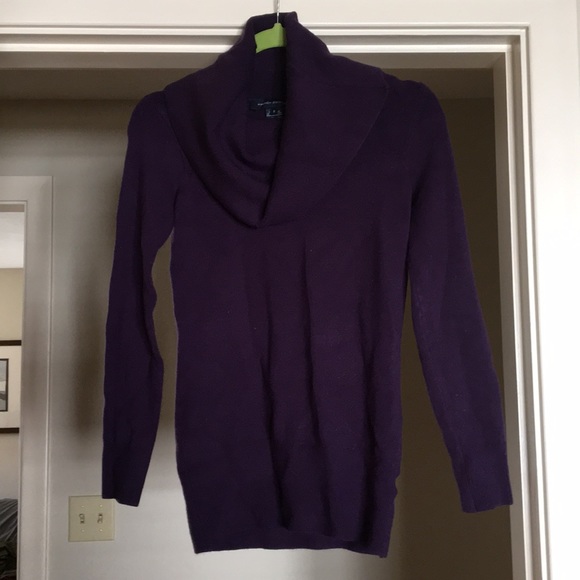 French connection purple cowl neck sweater - Picture 1 of 4